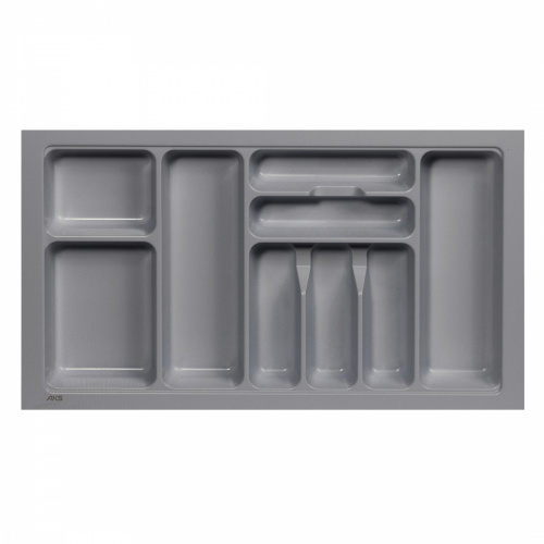 Лоток для столовых приборов 800 BASIC 735*430, серый AKS_1