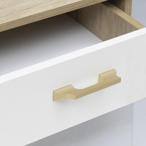 Ручка меб. скоба алюм. DREAM 96/136 брашированное золото, AKS_5