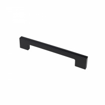 Ручка меб. скоба пластик. PS36/C36 128/160 черный матовый AKS Ручка меб. скоба пластик. PS36/C36 128/160 черный матовый AKS