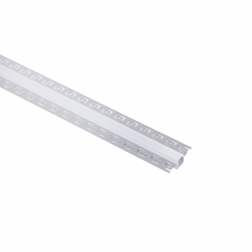 Профиль алюминиевый врезной в гипсокартон RIGEL-1513C, с экраном, цвет алюминий, 2м, AKS (в комплекте 4 заглушки)_1