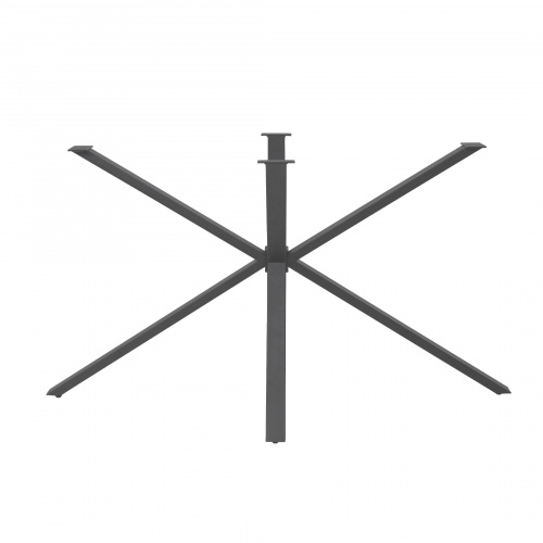 Подстолье VECTOR h714 под прямоугольную столешницу, графит муар AKS_3