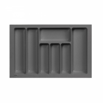 Лоток для столовых приборов 700 LINER 640*430, графит AKS фотография