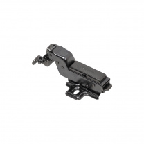 Петля д/алюм.рамки Z-1 внутренняя с доводчиком h0 clip-on PRIME by AKS черная (саморезы, заглушки) (упак. = 2 шт.) фотография