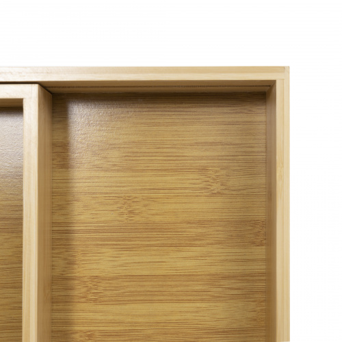 Лоток для столовых приборов BAMBOO раздвижной 305-525*470, бамбук натуральный AKS_4