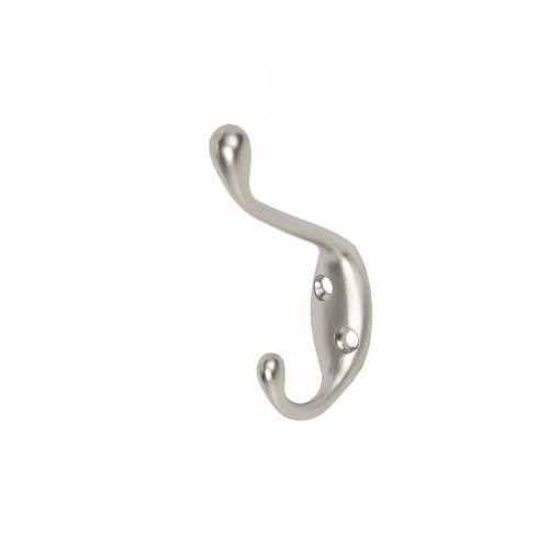 Крючок меб. двухрожковый мет. VIOL сатин AKS_1