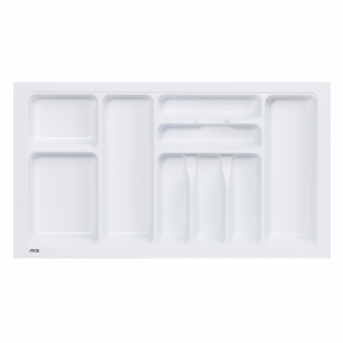 Лоток для столовых приборов 800 BASIC 735*430, белый AKS_1