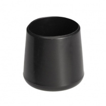 Заглушка наруж. трубы d25 (508А) пластик, черный LEBA