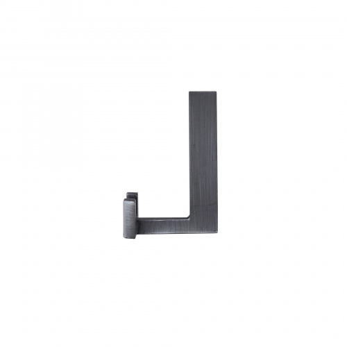 Крючок меб. двухрожковый мет. LEGGO шлифованный титан AKS_3