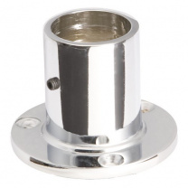 Крепление (розетка) трубы d25 (510Е) высокое, хром AKS