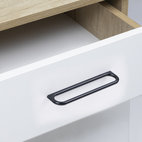 Ручка меб. скоба мет. OLYMPIA 160 черный матовый, AKS_5