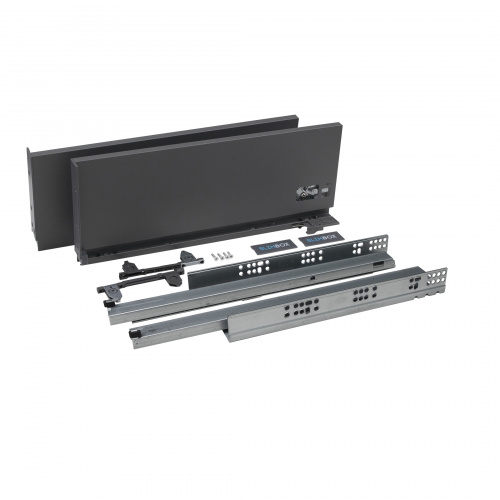 Система ящиков Slimbox AKS L-500 H=175 графит PUSH TO OPEN ДСП 16мм_3