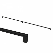 Ручка меб. скоба алюм. TIMELESS 1192/1205 черный матовый, AKS фотография