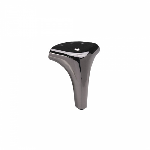 Опора меб. мет. OLYMPIA h120 угловая черный хром AKS_1