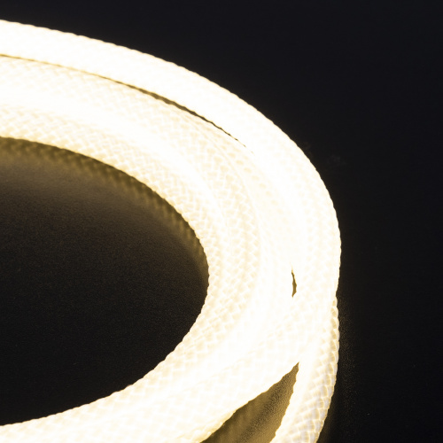 Светодиодная веревка 15W/m, 24V, 25мм, IP65, теплый белый (3000K) - 5м, AKS_3