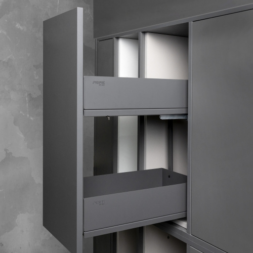 Выдвижная корзина-карго 400 ICON крепл.нижнее, графит PRIME by AKS_4