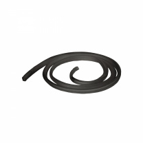 Уплотнитель ПВХ вставной черный SENATOR тип U BY (1рул.=100пог.м. ), 7,0х7,6 мм AKS фотография