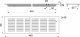 Решетка вентиляционная 480х80мм белая алюминий AKS_preview_1