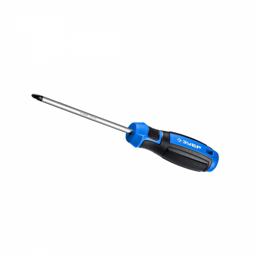 Отвертка с двухкомпонентной рукояткой PZ2x100 ПС ЗУБР_1