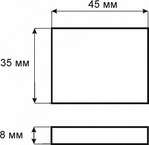 Выключатель бесконтактный для столешниц (max 54mm), с миниконнектором, 12/24V, 60W/100W, AKS_2