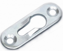 Пластинка зацепная 45*16*0,9 Light белый цинк (уп/0.2тыс) AKS фотография