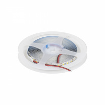 Лента светодиодная - 9,6W/m, 12V, 8мм, 2835, 120 д/м, IP20, холодный белый (6000K), CRI>70, 800 Lm, 5м, CZ фотография