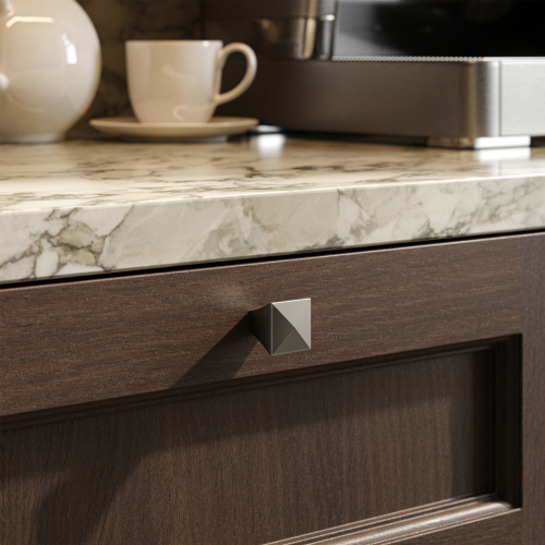 Ручка меб. кнопка мет. MARGARITA брашированное золото, AKS_6