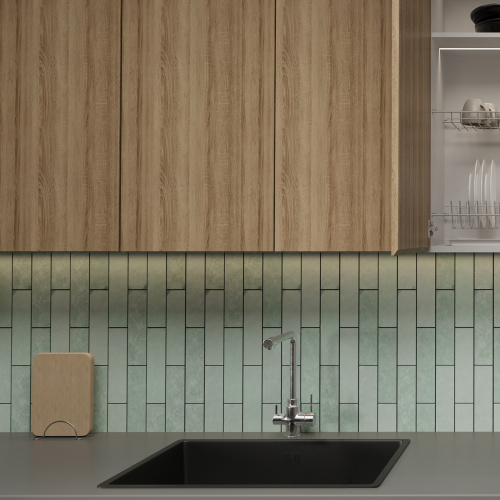 Смеситель для кухни двухрычажный, HDF-8201, сатин, AKS_5