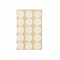 Подкладка самоприлипающая фетровая прорезиненная d30мм (1упак.=15шт), белая, Folmag фотография