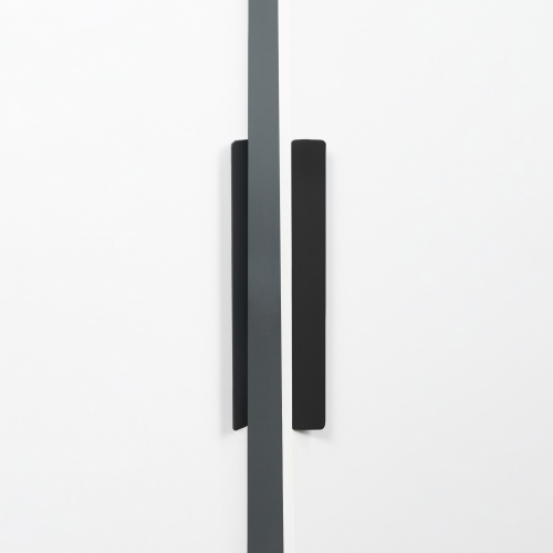 Ручка меб. скоба алюм. ELBRUS 96/106 черный матовый, AKS_6