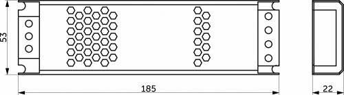 Блок питания Indoor 100W/12V, серия 3, компактный, AKS_2