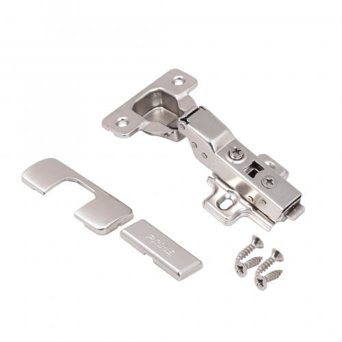 Петля полунакладная без пружины 45мм h0 clip-on PRIME by AKS (саморезы, заглушки) (упак. = 2 шт.)_3