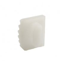 Вкладыш соединителя стекло/плита к трубе d25 (552), белый AKS фотография