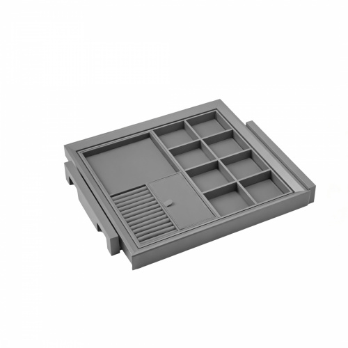 Выдвижная полка-органайзер 600 BRUNO для аксессуаров и украшений, графит PRIME by AKS_1