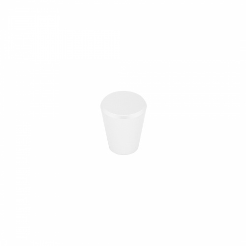 Ручка меб. кнопка мет. BELL белый, AKS_1