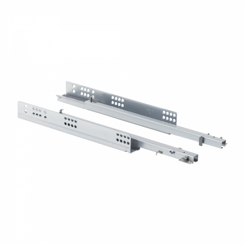 Направляющая скрытого монтажа L-350 с доводчиком ДСП до19mm насадной монтаж AKS 3/4 с фиксаторами_1