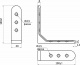 Полкодержатель мет. MONO 100*100*1.2, белый AKS_preview_1