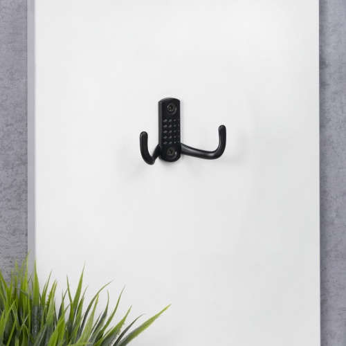 Крючок меб. двухрожковый мет. WP12 черный GRIDLI_4