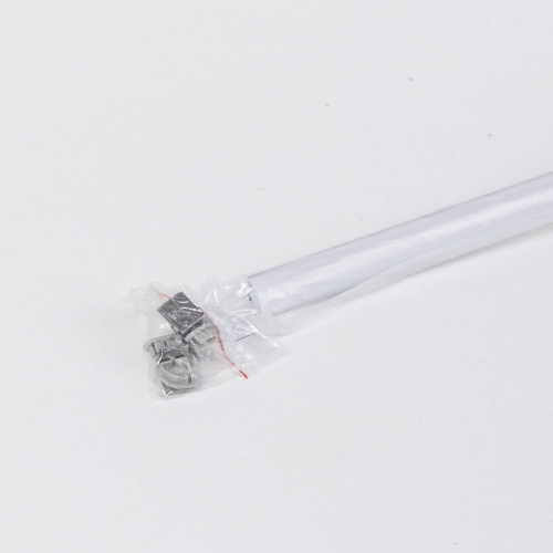 Профиль алюминиевый угловой ORION-1616C с экраном, круглый экран, цвет алюмин, 2м, AKS (в комплекте 4 заглушки и 4 крепления)_4