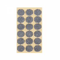 Подкладка самоприлипающая фетровая прорезиненная d25мм (1упак.=18шт), серая, Folmag фотография
