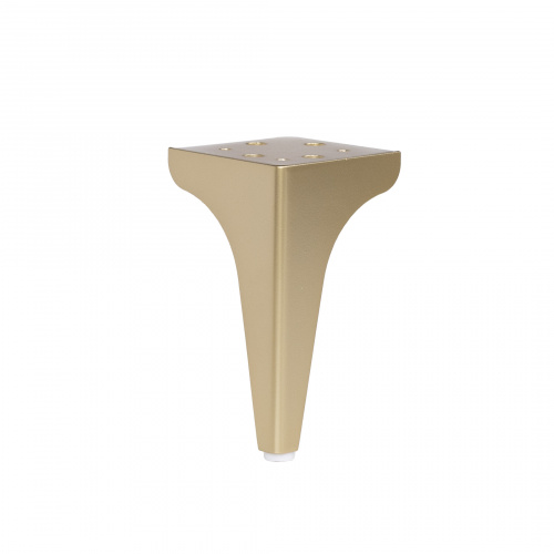 Опора меб. мет. STELLAR h150 угловая матовое золото AKS_3