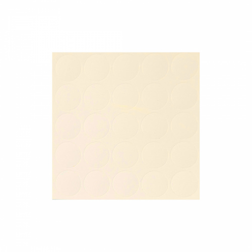 Заглушка самоприлипающая к конфирматам ванильный желтый (14094) FOLMAG (лист-25шт.)_1