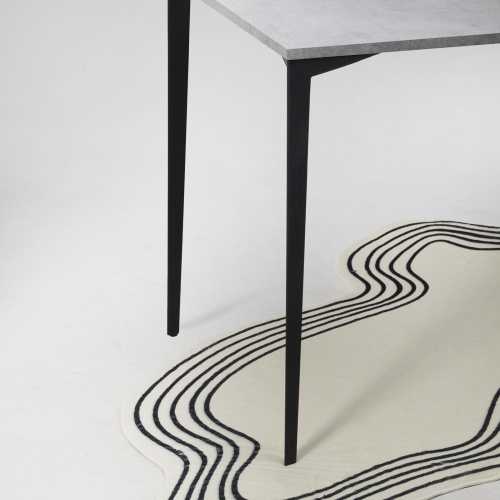 Опора меб. HELLY h720, черный муар (1 упак. = 4 шт.) AKS_5