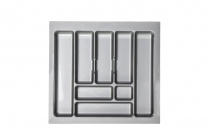 Лоток для столовых приборов 600 COMFORT (535*490), металлик РП 