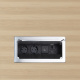 Выдвижной удлинитель Atlas USB, 2 розетки, USB A + C, HDMI, LAN, шлиф. сталь, AKS_preview_1