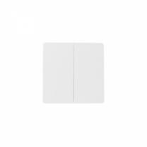 Выключатель кинетический, с реле, 2 клавиши, белый, AKS фотография
