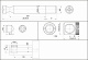 Коническая стяжка D10 для плит от 16мм со штоком 7*30/M6*9 (уп/ 10 компл) AKS_preview_1