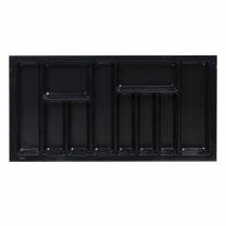 Лоток для столовых приборов 900 LINER 830*430, черный AKS фотография