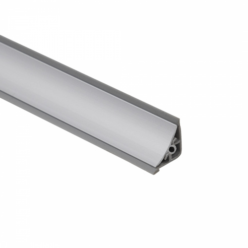 Плинтус алюминевый к столешнику LA хром EL-MECH-PLAST (1шт=3м.п.)_1