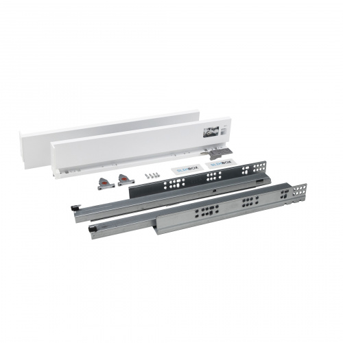 Система ящиков Slimbox AKS L-400 H=90 белый PUSH TO OPEN ДСП16мм_3