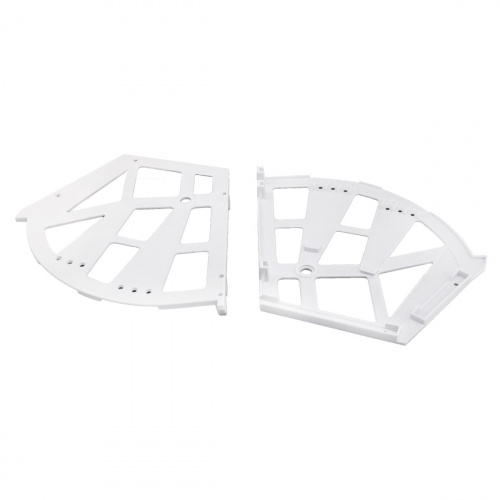 Крепление в шкаф для обуви трехрядное, белый РП_1